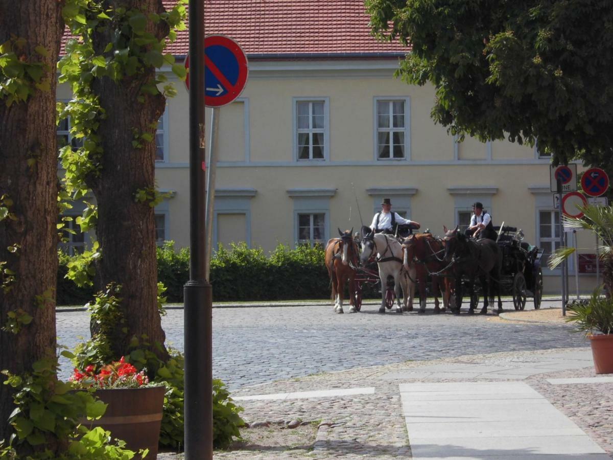 Schlossparkferienwohnungen Rheinsberg Mit Garten المظهر الخارجي الصورة